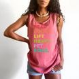 Retro Read Books Lift Heavy Pet Dogs Gym Book Lover Comfort Colors Tank Top Watermelon