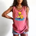 Rubber Duck Reading Book Swim Rubber Duckling Rubber Duckie Comfort Colors Tank Top Watermelon