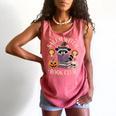Salem Witch Book Club Bookish Halloween Raccoon Witchcraft Comfort Colors Tank Top Watermelon