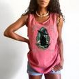 Salem Witch Book Club Cat Reading Witchy Halloween Men Comfort Colors Tank Top Watermelon