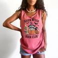 Salem WItch Book Club Halloween Raccoon Witch Reading Book Comfort Colors Tank Top Watermelon Salem WItch Book Club Halloween Raccoon Witch Reading Book Comfort Colors Tank Top Watermelon