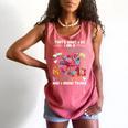 School Secretary Read Books And Know Things Flowers Flamingo Comfort Colors Tank Top Watermelon