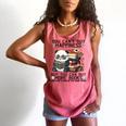 Teacher Bookworm Book Lover Panda Reading Book Librarian Tee Comfort Colors Tank Top Watermelon