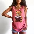 Teddy Bear Reading a Book Comfort Colors Tank Top Watermelon Teddy Bear Reading a Book Comfort Colors Tank Top Watermelon