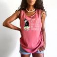 That's What I Do I Pet Cat I Read Books Tuxedo Cat Bookworm Comfort Colors Tank Top Watermelon