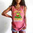 Toad-Ally 100 Days Smarter Frog Reading Book 100 School Day Comfort Colors Tank Top Watermelon