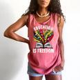 History Education Is Freedom Books Black History Premium Tri-Blend Comfort Colors Tank Top Watermelon