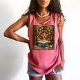 History Month Black Afro Girl Women Book Lovers Flower Comfort Colors Tank Top Watermelon