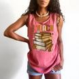 History Month I Teach Melanin Book Black Teacher Comfort Colors Tank Top Watermelon