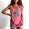 Turtle Bookworm Reading Book Bookworm Book Nerd Cute Graphic Comfort Colors Tank Top Watermelon