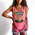 Unearth A Story Fox Reads a Book Comfort Colors Tank Top Watermelon Unearth A Story Fox Reads a Book Comfort Colors Tank Top Watermelon