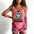 Wild About Reading Book Lover Penguin Comfort Colors Tank Top Watermelon