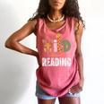 Wild About Reading Books Animal Theme Bookworm Library Day Comfort Colors Tank Top Watermelon