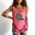 Women's i Require Books Raccoon Comfort Colors Tank Top Watermelon