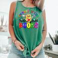 100 Days In The Book Fun 100 Days Of School Boy Girl Teacher Comfort Colors Tank Top Violet