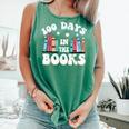 100 Days In The Books School Reading Celebration Comfort Colors Tank Top Violet 100 Days In The Books School Reading Celebration Comfort Colors Tank Top Violet
