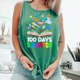 100th Day Of School Astronaut Books Space 100 Days Smarter Comfort Colors Tank Top Violet 100th Day Of School Astronaut Books Space 100 Days Smarter Comfort Colors Tank Top Violet