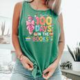 100th Day Of School Teacher Floral 100 Days In The Books Comfort Colors Tank Top Violet 100th Day Of School Teacher Floral 100 Days In The Books Comfort Colors Tank Top Violet