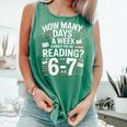 67 For Reading With Books Comfort Colors Tank Top Violet