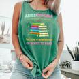 Abibliophobia Book Lovers Graphic Comfort Colors Tank Top Violet Abibliophobia Book Lovers Graphic Comfort Colors Tank Top Violet