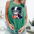 Adorable Book Lover Border Collie With Reading Glasses Cute Raglan Baseball Tee Comfort Colors Tank Top Violet Adorable Book Lover Border Collie With Reading Glasses Cute Raglan Baseball Tee Comfort Colors Tank Top Violet