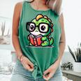 Adorable Book Lover Iguana With Reading Glasses Cute Comfort Colors Tank Top Violet Adorable Book Lover Iguana With Reading Glasses Cute Comfort Colors Tank Top Violet