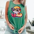 Adorable Book Lover Rattlesnake With Reading Glasses Cute Comfort Colors Tank Top Violet Adorable Book Lover Rattlesnake With Reading Glasses Cute Comfort Colors Tank Top Violet