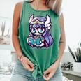 Adorable Book Lover Valkyrie With Reading Glasses Cute Comfort Colors Tank Top Violet Adorable Book Lover Valkyrie With Reading Glasses Cute Comfort Colors Tank Top Violet