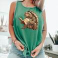 Alligator Snapping Turtle Reading A Book Comfort Colors Tank Top Violet