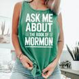 Ask Me About The Book Of Mormon Comfort Colors Tank Top Violet Ask Me About The Book Of Mormon Comfort Colors Tank Top Violet
