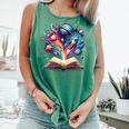 Astronomy Space Lover Books Bookworm Comfort Colors Tank Top Violet