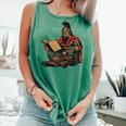 Attila The Hun Reading A Book Comfort Colors Tank Top Violet Attila The Hun Reading A Book Comfort Colors Tank Top Violet