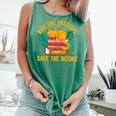 Ban The Fascist Save The Books For a Book Fan Comfort Colors Tank Top Violet
