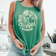 Banned Book Reading Bookish You Had Me At Trigger Warning Comfort Colors Tank Top Violet