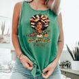 Big Cancer Energy Woman Camo Zodiac Book Teacher Comfort Colors Tank Top Violet