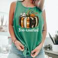 Boo-Kmarked Fall Pumpkin Books Halloween Teacher Teaching Comfort Colors Tank Top Violet Boo-Kmarked Fall Pumpkin Books Halloween Teacher Teaching Comfort Colors Tank Top Violet