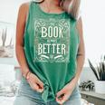 The Book Is Always Better Reader Preference Comfort Colors Tank Top Violet The Book Is Always Better Reader Preference Comfort Colors Tank Top Violet