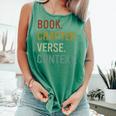 Book Chapter Verse Christian Bible Reformed Theology Comfort Colors Tank Top Violet