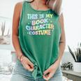 This Is My Book Character Costume Book Lover Groovy Comfort Colors Tank Top Violet This Is My Book Character Costume Book Lover Groovy Comfort Colors Tank Top Violet
