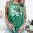 This Is My Book Character Costume Reading For Him & Her Cool Comfort Colors Tank Top Violet