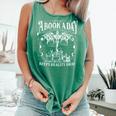 A Book A Day Dragon Bookish Book Club Fantasy Book Lover Comfort Colors Tank Top Violet