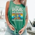 Im a Book Dragon Not a Worm Dragon Comfort Colors Tank Top Violet Im a Book Dragon Not a Worm Dragon Comfort Colors Tank Top Violet