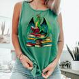 Book Dragon Reading Books Comfort Colors Tank Top Violet