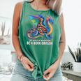 Be a Book Dragon Reading Comfort Colors Tank Top Violet