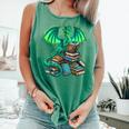 Book Dragon Reading Fantasy Comfort Colors Tank Top Violet