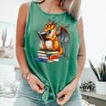 Book Dragon Reading Book Lover Comfort Colors Tank Top Violet Book Dragon Reading Book Lover Comfort Colors Tank Top Violet