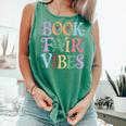 Book Fair Vibes Groovy Retro Reading Comfort Colors Tank Top Violet Book Fair Vibes Groovy Retro Reading Comfort Colors Tank Top Violet