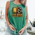 Book Love Scene The Book Was Better Bookworm Vibes Comfort Colors Tank Top Violet Book Love Scene The Book Was Better Bookworm Vibes Comfort Colors Tank Top Violet