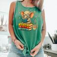 Book Lover Elephant Reading Books Library Read Books Be Kind Comfort Colors Tank Top Violet