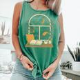 Book Lover Moonlight Reading Scene Night Comfort Colors Tank Top Violet